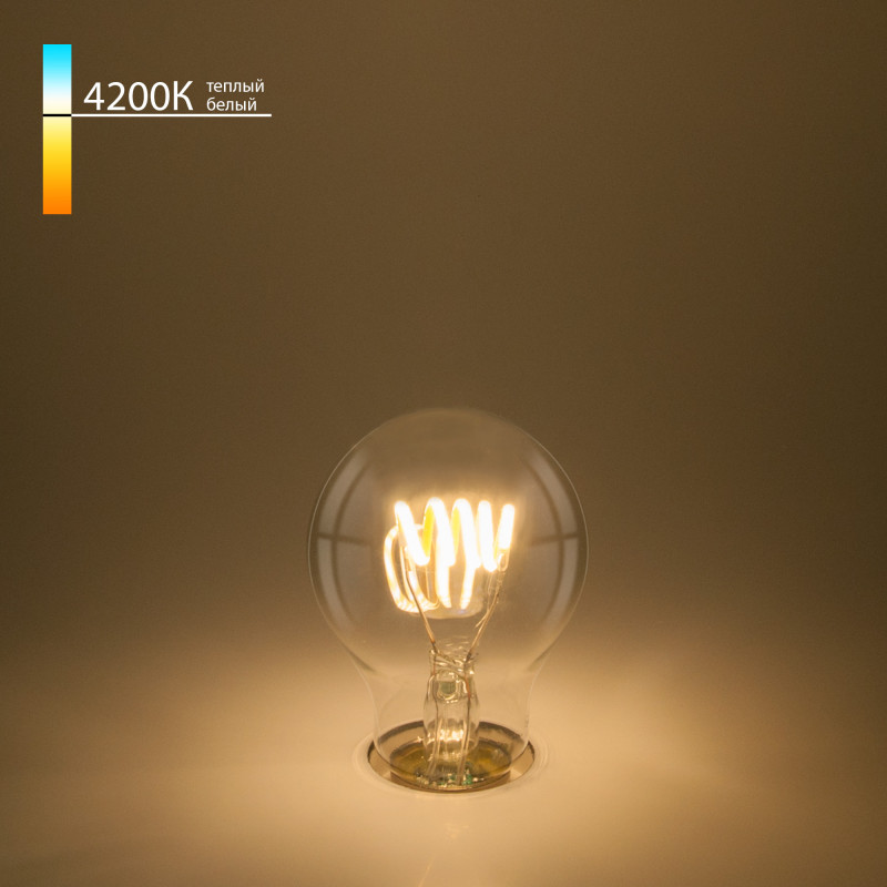 лампа LED EL-ST 6W Е27 4200K Classic FD А60 (спираль)( 483 )