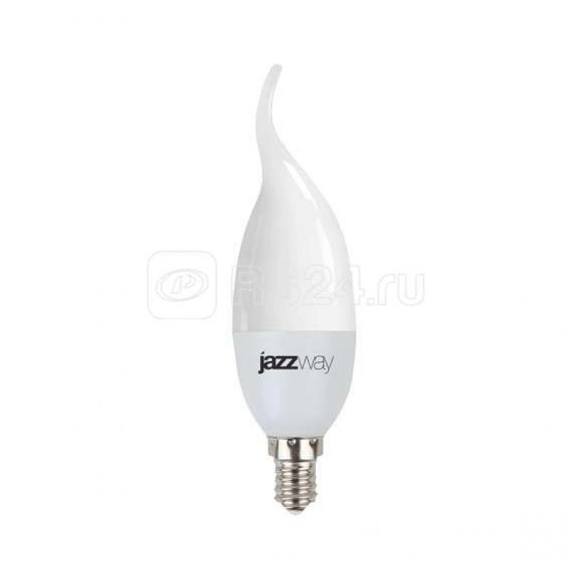 лампа LED JazzWay  9W Е14 3000К 820Лм свеча н/ветру *( 5108 )