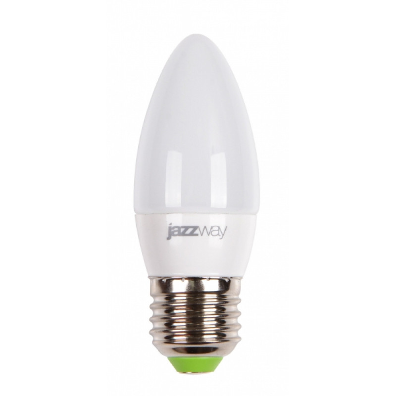 лампа LED JazzWay  9W Е27 3000К 820Лм свеча *( 6350 )